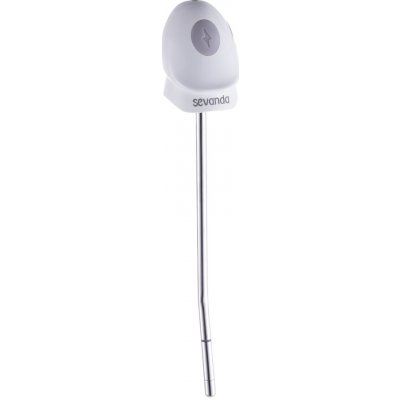 Sevanda Vibrating & E-stim Metal Urethral Sounding White – Zboží Dáma