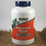 Now Foods Magnesium Malate hořcík malát 1000 mg 180 tablet – Hledejceny.cz