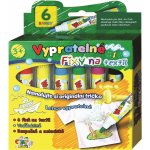 Fixy na textil vypratelné 6 ks v krabičce – Zboží Dáma