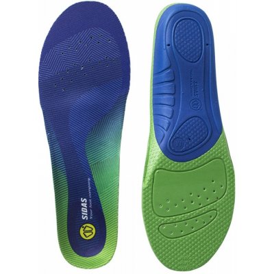 SIDAS Comfort 3D Junior Vložky 17/18 Modro-zelená – Hledejceny.cz