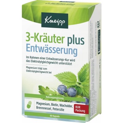 Kneipp Werke 3 bylinky na odvodnění 60 tobolek – Hledejceny.cz
