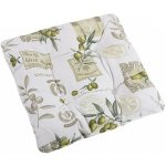Bellatex Sedák prošívaný Ema Oliva, 40 x 40 cm – Zboží Dáma