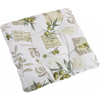 Bellatex Sedák prošívaný Ema Oliva, 40 x 40 cm – Zboží Dáma