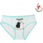 Kugo dívčí kalhotky s kočkou XQ6005/21 mentolová – Zboží Dáma
