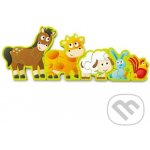 Hape Puzzle zvířátka a číslice 10 dílků – Sleviste.cz