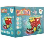 Bublifuk lokomotiva náplň plast 18cm na baterie se zvukem se světlem – Zboží Mobilmania