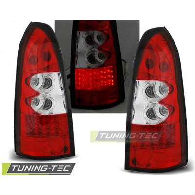 Zadní světla Opel Astra G Caravan 98-04 - krystal/červené LED – Hledejceny.cz