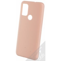 Pouzdro 1Mcz Matt TPU ochranné silikonové Motorola Moto G10 Moto G10 Power Moto G20 Moto G30 světle růžové