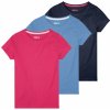 Dětské tričko Pepperts! dívčí triko, 3 kusy světle modrá růžová tmavě modrá