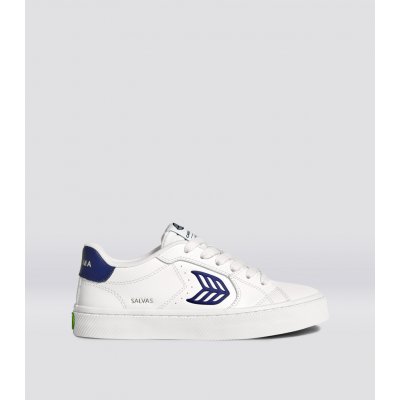 Cariuma SALVAS White Leather Bright Navy Logo Sneaker – Hledejceny.cz