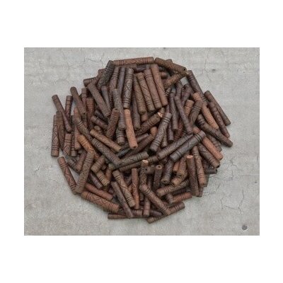 Korálky hliněné, dlouhé, zdobené, 19 x 3mm, 40g – Hledejceny.cz