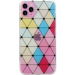 Appleking Pouzdro měkké se vzorem vitráže iPhone 11 Pro Max - růžové – Hledejceny.cz