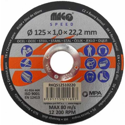 Magg Řezný kotouč 115 x 2,0 x 22 mm RKQS11520220 – Zboží Mobilmania