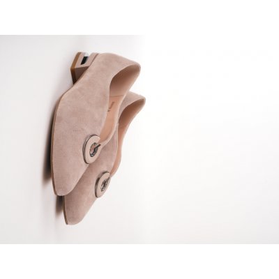 Karisma dámské lodičky béžové semišové – Zboží Mobilmania