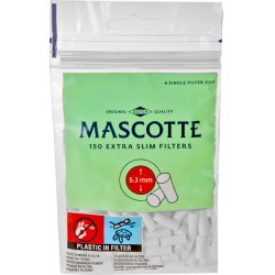 Mascotte extra slim filter tips 150 ks