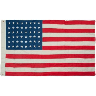 Vlajka: USA [šitá, vintage styl, 48 hvězd] – Hledejceny.cz