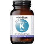 Viridian Vitamin K 50ug 30 kapslí – Hledejceny.cz
