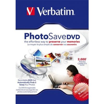 Verbatim DVD-R 4,7GB 8x, easy photo saver display box, 1ks (43702) – Zbozi.Blesk.cz
