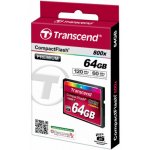 Transcend CompactFlash 64 GB TS64GCF800 – Zboží Mobilmania