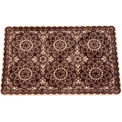 Vesna prostírání krajka PVC černé 30x44,5cm – Zboží Mobilmania