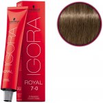 Schwarzkopf Igora Royal barva na vlasy 7-0 Medium Blonde Natural 60 ml – Zboží Dáma
