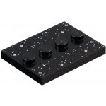 LEGO® 88646 Podložka pro minifigurku černá – Zboží Dáma