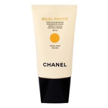 Chanel SOLEIL IDENTITE Perfect Colour Face Self Tanner SPF8 Luxusní samoopalovací krém 50 ml (Golden)