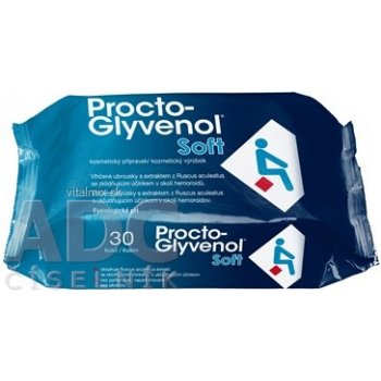 Procto-Glyvenol Soft vlhčené ubrousky 30 ks