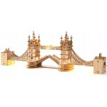 Robotime Rolife Svítící 3D dřevěné puzzle Tower Bridge 113 ks – Zboží Dáma