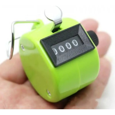 Počítadlo řad při pletení - ruční mechanické Barva: Zelená – Zboží Dáma