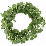 DECOLED Jarní věnec na dveře 40 × 40 × 12 cm, plast, IP44 venkovní – Hledejceny.cz