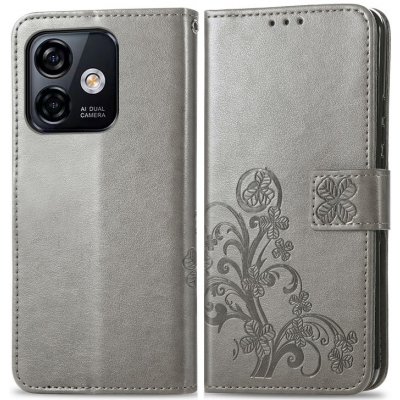 Pouzdro PROTEMIO 63175 ART FLOWERS Peňaženkový kryt Ulefone Note 16 Pro šedý – Zbozi.Blesk.cz