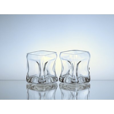 DT GLASS Upcyklovaná sklenka na vosk HEAVY ELYSEE 230 ml 1 kus - bez krabičky