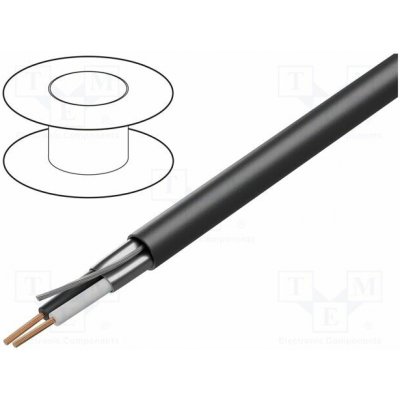 Belden 1032A 0101000 Vodič 1x2x18AWG tienený,fólie Al-PET PVC černá 300V 305m – Hledejceny.cz