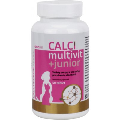 CALCImultivit+junior tablety pro psy a kočky 50 tbl – Hledejceny.cz