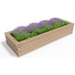 Gutta Vyvýšený záhon dřevěný 50 x 170 x 43,5 cm – Zboží Dáma