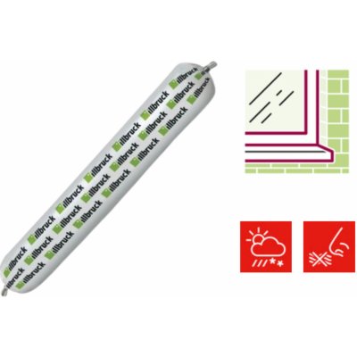 Illbruck FA151 neutrální silikonový tmel 600 ml – Zboží Mobilmania