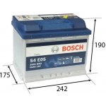 Bosch S4 12V 60Ah 560A 0 092 S4E 050 – Zboží Mobilmania