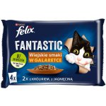 Felix Fantastic s králíkem a jehněčím v želé 4 x 85 g – Hledejceny.cz