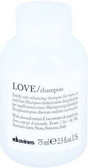 Davines Love Almond šampon pro vlnité vlasy Lovely Curl Enhancing Shampoo for Wavy or Curly Hair 75 ml