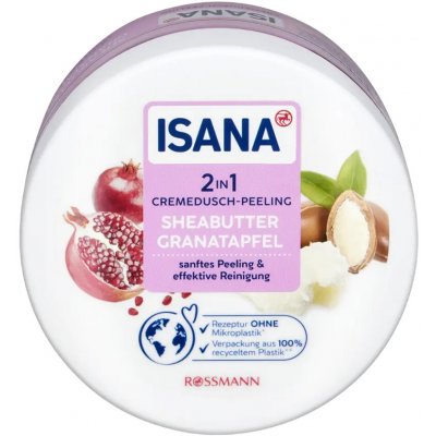 ISANA Sprchový krémový peeling Granátové jablko a bambucké máslo 200 ml – Zbozi.Blesk.cz