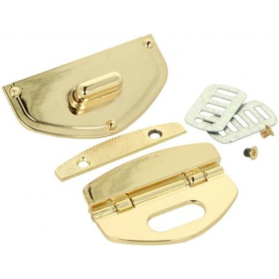 Ideal zlaté kovové zapínání na kabelku 5,2 x 4 cm – Hledejceny.cz