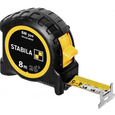 STABILA 19573 Metr svinovací 8m/27ft žlutá páska 27mm Typ BM 300 – Zbozi.Blesk.cz