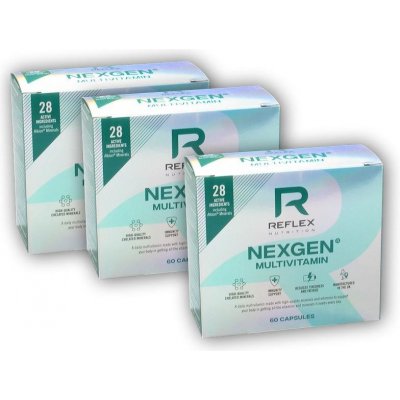 Reflex Nutrition 2x Nexgen 60 kapslí + 1x ZDARMA