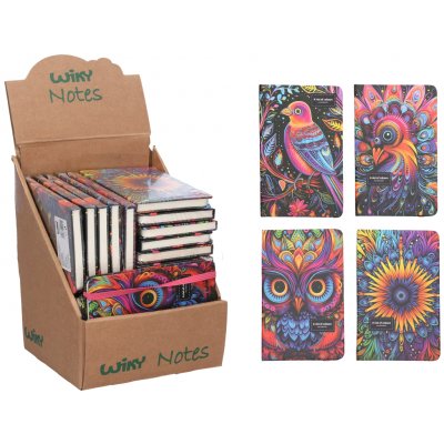 Notes linkovaný 14x8,6 cm mix – Hledejceny.cz