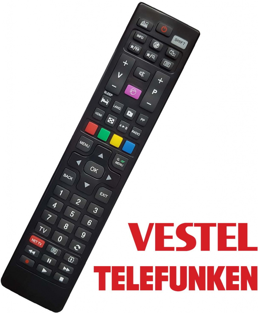 Dálkový ovladač SUPERIOR Telefunken/Vestel RC/UNI-TV
