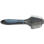 Trixie Plastový kartáč oboustranný triangl s kovovými drátky 6 x 19 cm – Zboží Dáma