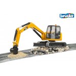 Bruder 02456 2456 Minibagr Caterpillar pásový funkční model plast 1:16 – Zboží Dáma