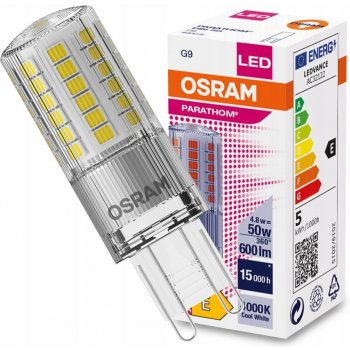 Osram LED žárovka G9 CAPSULE 4,8W = 50W 600lm 4000K Neutrální bílá