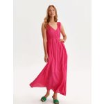 Top Secret dlouhé dámské letní šaty růžové – Zboží Mobilmania